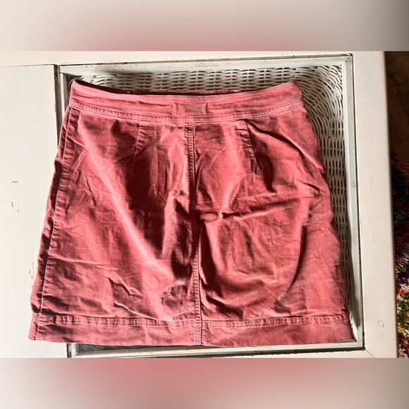 Pink Madewell skirt size 6 good condition double zipper on the front - Picture 3 of 6